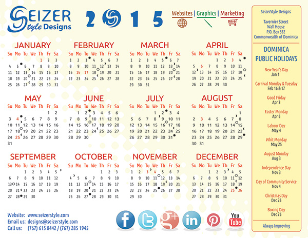 SSD 2015 Calendar - Triple Threat