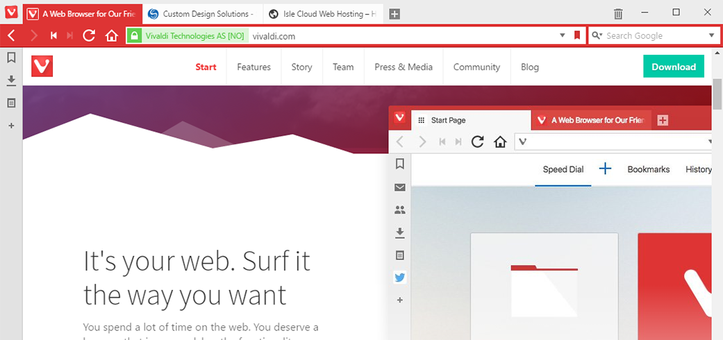Try Vivaldi Web Browser